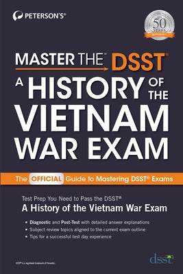 Master the Dsst a History of the Vietnam War Exam Paperback Peterson's