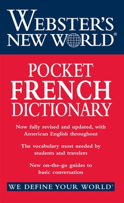 Webster's New World Pocket French Dictionary Paperback Collins Reference