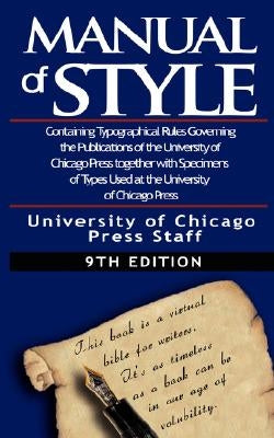 The Chicago Manual of Style by University Paperback www.bnpublishing.com
