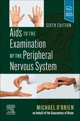 Paperback book titled "AIDS to the Examination of the Peripheral Nervous System" by Elsevier, featuring a detailed cover design.