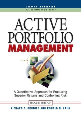 Active Portfolio Management (Pb) Paperback McGraw-Hill Companies