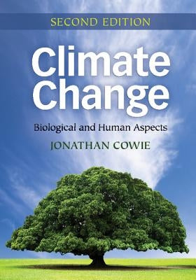 Paperback book titled "Climate Change: Biological and Human Aspects" by Cambridge University Press, showing the cover with text and graphics.