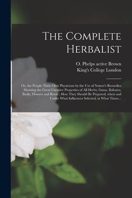 Paperback copy of The Complete Herbalist by Legare Street Press, showing the book cover with title and herbal illustrations.