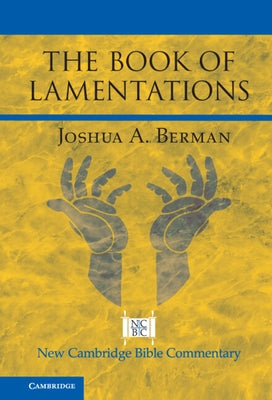 The Book of Lamentations Paperback Cambridge University Press