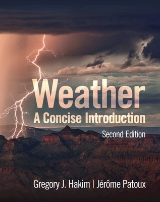 Paperback of "Weather: A Concise Introduction" by Cambridge University Press, showing the book cover with title and publisher logo.