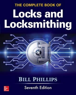 Paperback book titled "The Complete Book of Locks and Locksmithing, Seventh Edition" by McGraw-Hill Companies, featuring lock illustrations.