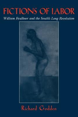 Paperback book titled "Fictions of Labor" by Cambridge University Press, featuring a cover with literary and historical themes.