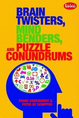 Imagine Brain Twisters and Puzzle Conundrums with colorful interlocking pieces and intricate designs for challenging mental puzzles.