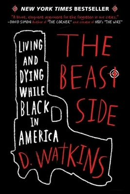 Cover of "The Beast Side" book by Hot Books showing a powerful black figure against a dark background.