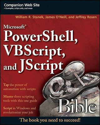Microsoft Powershell, VBScript and JScript Bible Paperback Wiley
