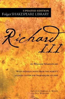 Paperback of Richard III book by Simon & Schuster with a cover featuring historical artwork and bold title text.