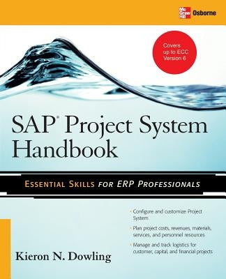 Paperback Sap(r) Project System Handbook by McGraw-Hill Companies, featuring detailed pages on SAP project management and system processes.