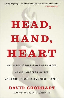 Book cover for "Head, Hand, Heart" by Free Press, featuring a colorful illustration emphasizing manual work and caregiving.