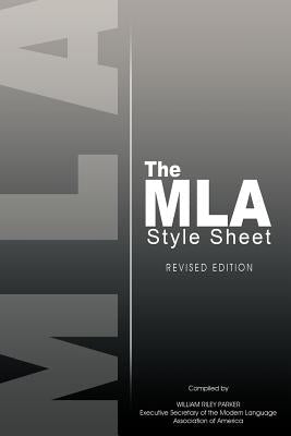 The MLA Style Sheet: Revised Edition Paperback www.bnpublishing.com