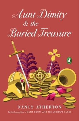 Paperback of Aunt Dimity and the Buried Treasure by Penguin Publishing Group, featuring the book cover with charming illustration.