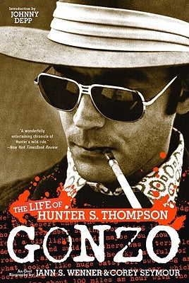 Paperback of Gonzo: The Life of Hunter S. Thompson by Back Bay Books, showing the book cover with title and author's name.