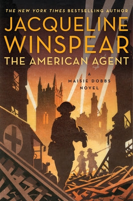 Paperback of The American Agent: A Maisie Dobbs Novel by Harper Perennial, showing the book cover with title and author details.