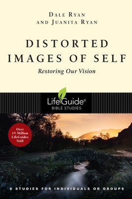 Paperback book titled "Distorted Images of Self: Restoring Our Vision" by IVP Bible Studies with a cover featuring abstract, colorful artwork.