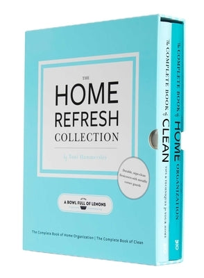 Paperback of The Home Refresh Collection book by A Bowl Full of Lemons, focusing on home cleaning and organization tips.