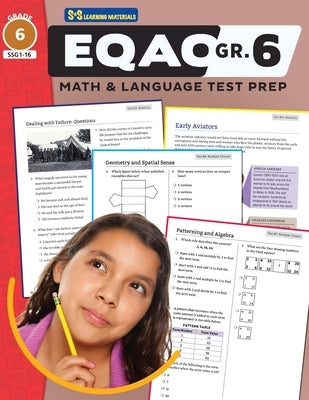 EQAO Grade 6 Math & Language Test Prep! Paperback On the Mark Press