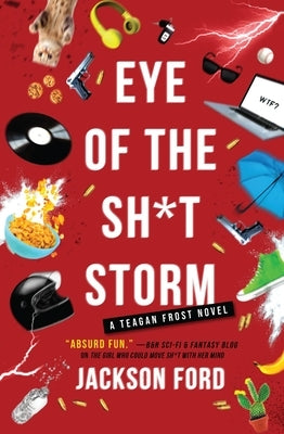 Paperback of "Eye of the Sh*t Storm" by Orbit featuring a dark, stormy cover with dramatic imagery and bold text.