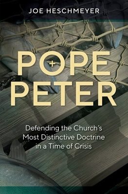 Paperback book titled "Pope Peter: Defending the Church" by Catholic Answers Press with cover art visible.