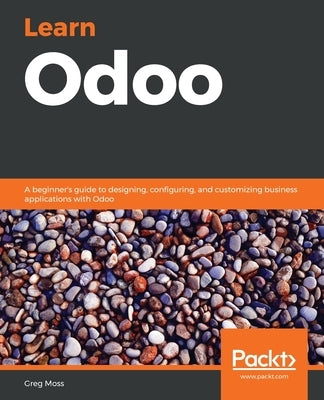 Learn Odoo paperback book by Packt Publishing featuring a cover with the title and publisher logo on a white background.