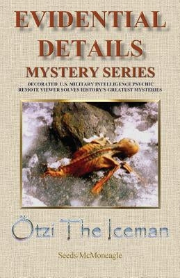 Paperback book titled "Otzi the Iceman" by Evidential Details, featuring a cover image of Otzi in icy surroundings.