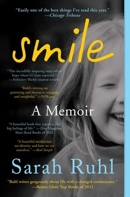 Paperback of "Smile: A Memoir" by Marysue Rucci, showing the book cover with the title and author's name.