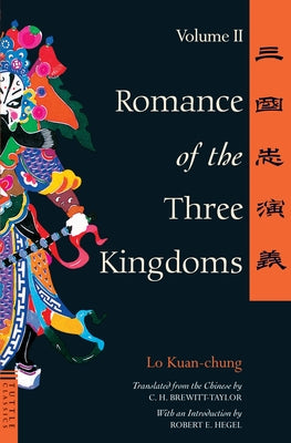 Paperback of Romance of the Three Kingdoms Volume 2 by Tuttle Publishing, showing the book cover with traditional Chinese art.