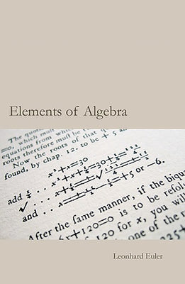 Euler's Elements of Algebra Paperback Tarquin