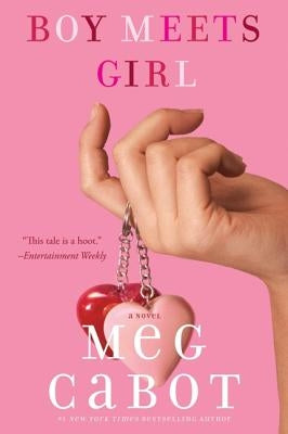 Paperback of Boy Meets Girl novel by William Morrow & Company, showing the book cover with colorful artwork and title.