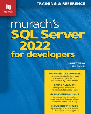 Murach's SQL Server 2022 for Developers Paperback Mike Murach and Associates, Inc.