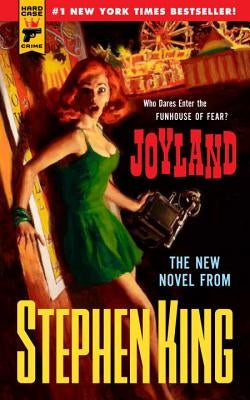 Paperback copy of Joyland by Hard Case Crime, featuring the book's front cover with dark, atmospheric artwork.