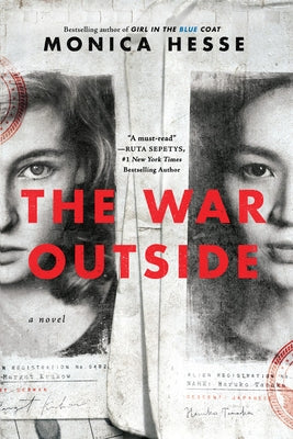 Paperback of The War Outside by Little, Brown Books for Young Readers featuring a cover illustration with soldiers and a war scene.