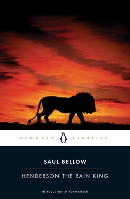 Paperback of Henderson the Rain King by Penguin Group, showing the book cover with title and author details.