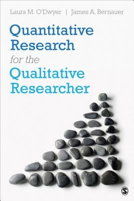 Paperback book titled "Quantitative Research for the Qualitative Researcher" by Sage Publications, Inc, with a plain cover and title text.