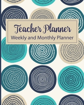 Teacher Planner Weekly and Monthly Planner: Undated Academic Year Calendar Lesson Planner and Organizer with Rose Gold and White Cover, Includes Adult Paperback Independently Published