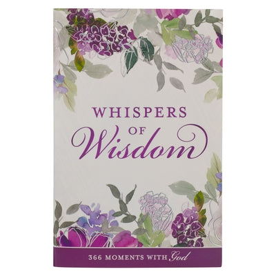Whispers of Wisdom Devotional for Women 366 Moments with God Paperback Christian Art Gifts