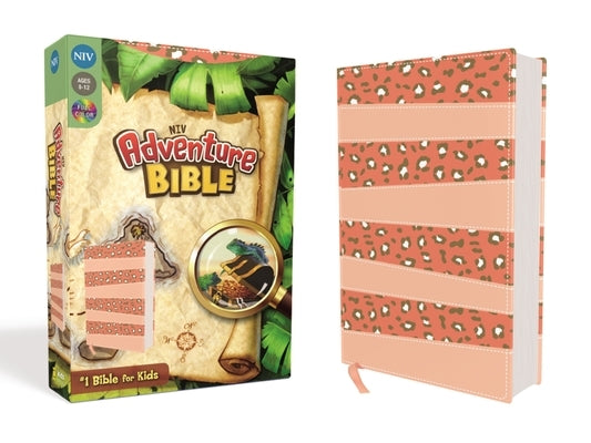 Niv, Adventure Bible, Leathersoft, Coral, Full Color Bible Zonderkidz