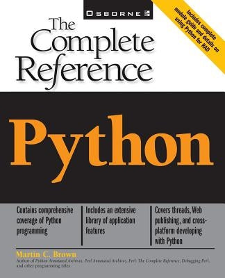 Python: The Complete Reference Paperback McGraw-Hill/Osborne Media