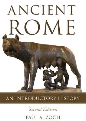 Paperback book titled "Ancient Rome: An Introductory History" by University of Oklahoma Press, with a cover featuring classical Roman imagery.