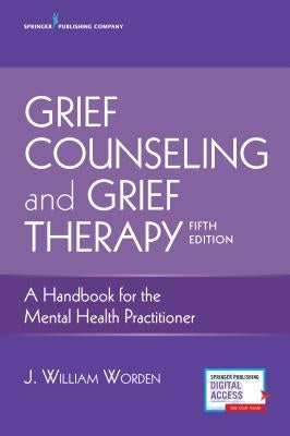 Paperback book titled "Grief Counseling and Grief Therapy" by Springer Publishing Company, featuring a plain cover design.