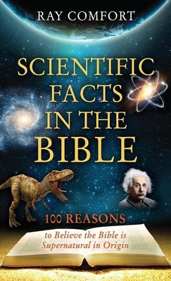 Paperback book titled "Scientific Facts in the Bible" by Bridge-Logos, featuring a cover with text and scientific imagery.