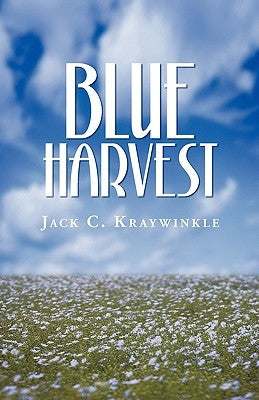 Blue Harvest paperback book by iUniverse with a blue cover featuring artwork and title text on the front.