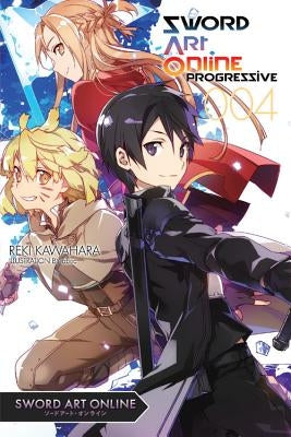 Paperback of Sword Art Online Progressive 4 light novel by Yen On with colorful cover art featuring characters and fantasy scene.