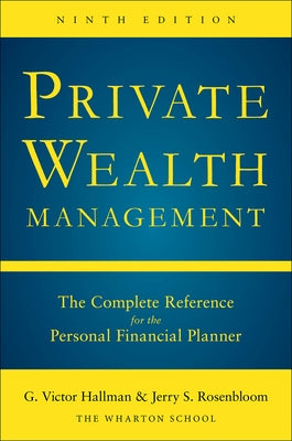 Private Wealth Management 9th Edition paperback book by McGraw-Hill Companies, showing the front cover with title and author details.