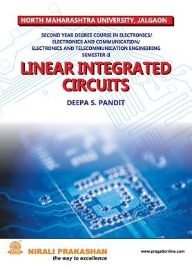 Paperback book titled "Linear Integrated Circuits" by Nirali Prakashan, featuring the cover design and title on the front.