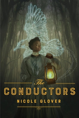 Paperback copy of The Conductors by Harper Voyager, featuring the book cover with artistic design and title text.