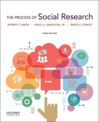 Paperback of The Process of Social Research by Oxford University Press, USA, showing the book cover with title and publisher logo.